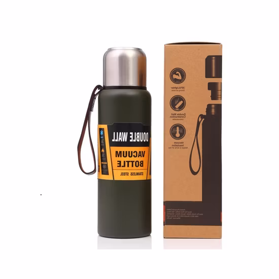 High Quality 500/800ml Vacuum Thermo Bullet Flask for Office or Car