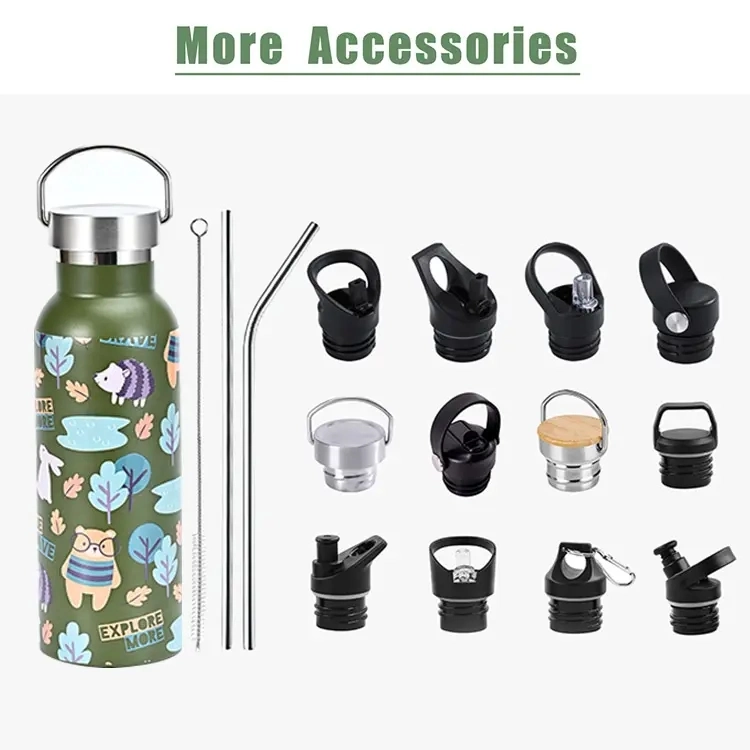 Outdoor Take Away Kid Customized Double Wall Stainless Steel Water Bottle Insulated Vacuum Flask Insulated Water Bottles