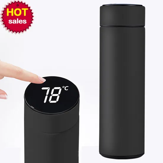 Intelligent Stainless Steel Thermos Bottle Cup Temperature Display Vacuum Flasks Travel Car 