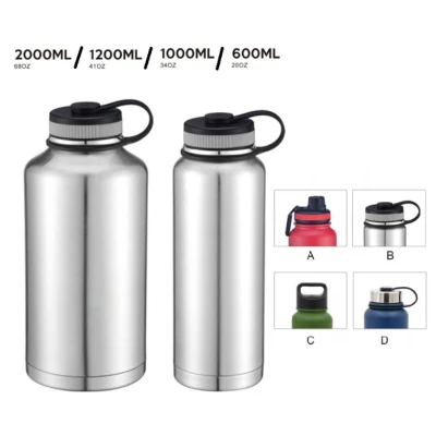Vacuum Insulated Flask Wholesale 64oz Stainless Steel Wine Growler
