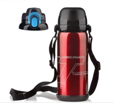 Outdoor Travel Double Cover Vacuum Stainless Steel Thermo Mug