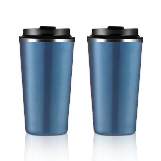 17oz 510ml Leak Proof Thermos Tumbler Vacuum Insulated Matte Double Stainless Steel 304 Coffee Mug