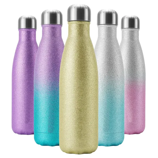 Fun Colors Lightweight 17oz Stainless Steel Bottle for Kids and School Use 