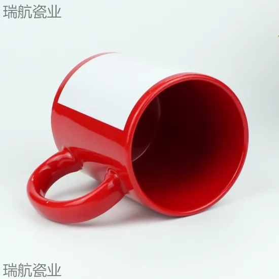 Right Angled Pattern Sublimation Ceramic Mug, Coffee Mug, Custom Logo 1 