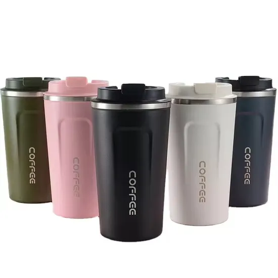 Reusable 12oz Custom Logo Double Wall Stainless Steel Travel Thermo Coffee Mugs 