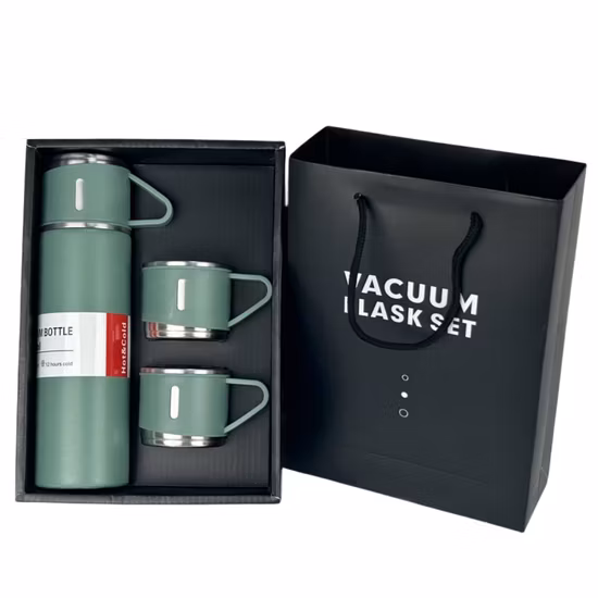 500ml Stainless Steel Vacuum Insulated Thermo Mug with Lid