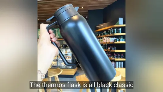 Durable Stainless Steel Household Thermos Flask with Comfortable Handle 