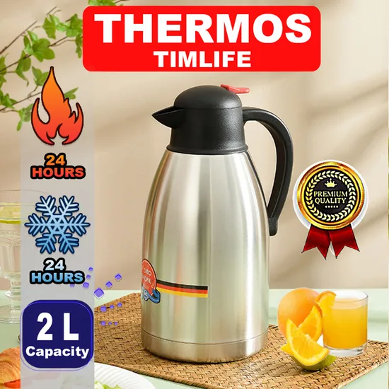 Vacuum Flask Insulated Stainless Steel Thermal Coffee Carafe Thermos Hot Cold Water Termos Inox Termo 