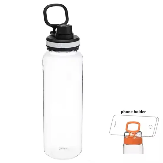 Food Grade Customized Sport Tritan 750 Ml 1000 Ml Time Plastic Water Bottle BPA Free 500ml 380ml Cartoon Boys Kid 